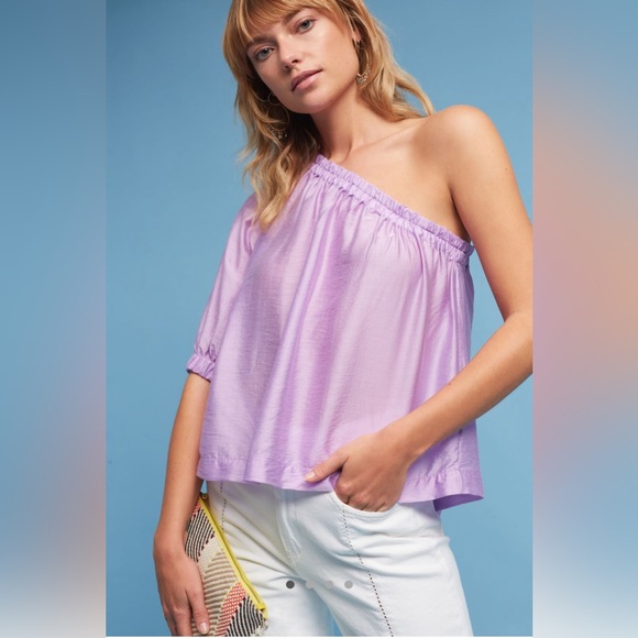 Anthropologie Tops - *New* Maeve Anthropologie Leonie One-Shoulder Top, Size Small
